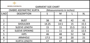 Grey Peach Mauve Ombre Kurta with heavy Banarasi Bandhej Dupatta