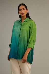 Ombre Modal Silk Shirt
