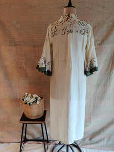 Floral Linen Printed Kurta